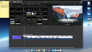 How to create a video using IMovie