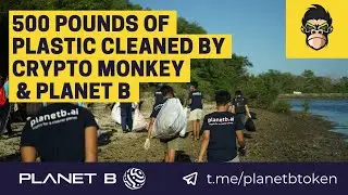 Twitter Crypto Influencer 'CryptoMonkey' Cleans Over 500 POUNDS OF PLASTIC with Planet B