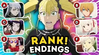 🎵 Rank The Anime Endings Without Knowing The Next One!🔥