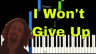 Jason Mraz - I Won't Give Up | EASY Piano Tutorial