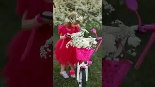 Бекстейдж зі зйомки на природі. Цвіт, весна. Сімейна фотосесія
