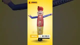 Inflatable Air Dancer Balloons for Restaurants, Hotels & Cafe's | Admax Sky Balloon | Call9911970019