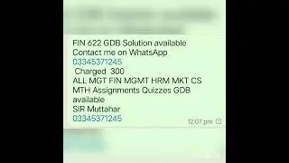 FIN 622 GDB Spring 2022 Sir Muttahar