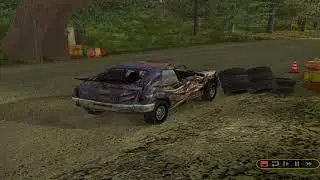 Нервный Заезд с профессионалами Blockhead Flatout #11