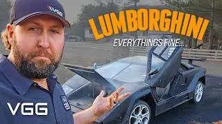 I Bought A LAMBORGHINI Made Of WOOD! Will It RUN AND DRIVE 300 Miles Home After Many Years?