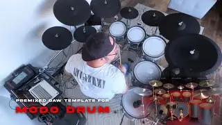 Get Custom Multi-Out DAW Template for IK Multimedia MODO Drum