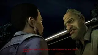 Larry knows about Lee´s arest (The Walking Dead Season One)