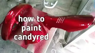 DIY Paano mag Pintura ng kulay CandyRed