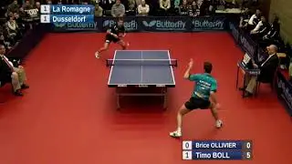 Timo Boll Ollivier Brice  ETTU Cup Table Tennis