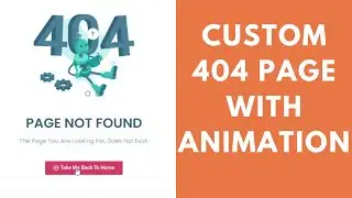 Set UP 404 Error Page | 404 Page In Wordpress