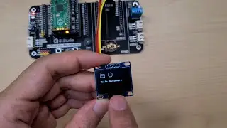 Controlling an OLED display with a Raspberry Pi Pico using CircuitPython