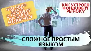 Что надо знать о торговле на бирже новичку. Как устроен рынок. Сложное простым языком!