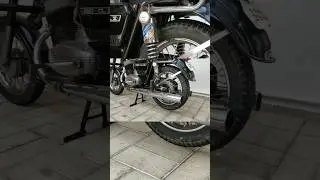Deluxe version exhaust barrel on Yezdi D 250 #yezdi #classicbikes #vintage #vintagemotorcycles