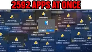 Opening 2592 apps on a new MacBook... WILL IT FRY??
