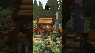 Giving a house upgrade to our dearest fletcher villager. #minecraft #howtobuild #reimiho