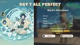 Ballads of Breeze - Bard's Adventure | Pro Canorus (Max Speed) [#genshinimpact]