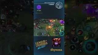 Shyvana Godly Teamfight - Wild Rift