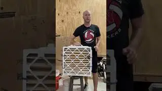 Turn a Box Fan into an Air Filter #woodworking