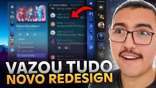 Discord VAZA NOVO REDESIGN DO APLICATIVO Chegando PARA TODOS!!