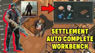 HOW TO USE AUTOCOMPLETE WORKBENCH SETTLEMENT || LAST DAY ON EARTH MOD MENU