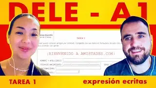 DELE-A1  🇪🇸  Письменное задание #1 ✍️ выражение мысли в письме