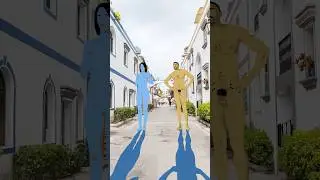 Nude couple posing on the streets of Spain | UNCENSORED