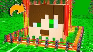 BugraaK EV vs Emad EV - Minecraft BURGLAR-PROTECTED HOUSE BATTLE