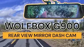 WOLFBOX G900 4K+2.5K Touch Screen Dash Cam Smart Mirror