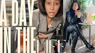 A REAL BUSY DAY IN THE LIFE IN NYC WITH A SPECIAL GUEST | BOOTS ARE MADE FOR WALKING |VLOG