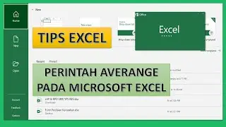 Mencari nilai rata-rata menggunakan rumus Averange di Excel 
