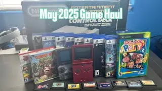 May 2025 Game Haul! | The Retro Kid