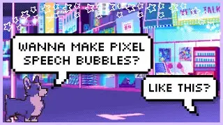 Make Pixel Speech Bubbles On Your Phone! | Aesthetic Pixel Speech Bubble Tutorial!!