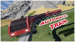 Taking the train in Space Engineers