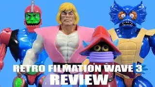 Masters of the Universe Super7 Retro Filmation Figures Wave 3 Review