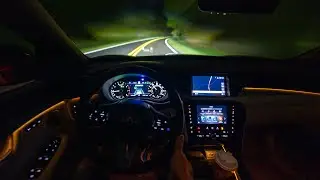 AT NIGHT: 2024 INFINITI QX50 -- Interior Exterior Lights Headlights Analysis Night Drive