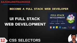 Day 12 | CSS Tutorial | Full Stack Web Development | CSS Selectors