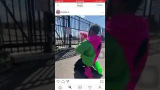 6ix9ine comes to OBlock 😱 came to pay my respect to lil durk cousin nuski