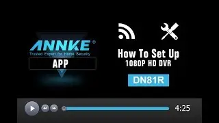 How to setup 8CH 1080P HD TVI DVR DN81R with ANNKE View APP on mobile