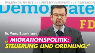 FDP Pressekonferenz mit Dr. Marco Buschmann | Wirtschaftswende & Migration