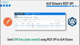 Send SCM data code commit via REST API
