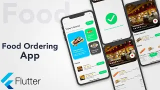 Flutter tutorial Food Ordering App | Flutter ui speed code | flutter tutorial | restaurant app