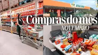 COMPRAS DO MÊS NO ATACADÃO | VLOGANDO | VALOR TOTAL