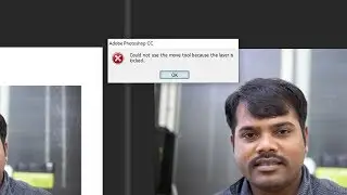 Photoshop CC Could not use the Move tool Because The Layer is Locked tutorial in hindi