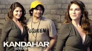 Gerard Butler's Kandahar Movie Lead Actress Ali Fazal And Elnaaz Norouzi At Kandahar's Screening