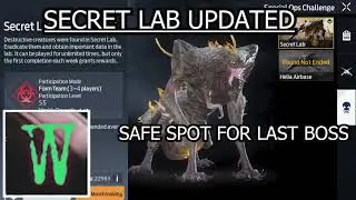 Undawn| Secret Lab safe spot last boss UPDATED (70lvl)