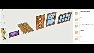 SketchUp Pro 14, Component library