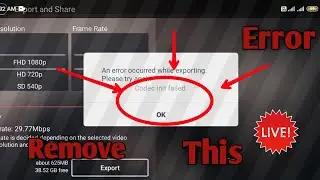How to remove error code decode or codec init failed 👎 easily by this 🎥📹🤗||new 2020||