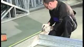 Сборка каркаса шведского гаража