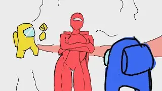 Among Us but Blue died of Snu Snu (also red is thicc)