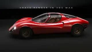 1968 Alfa Romeo 33 Stradale vray 6 rendertest